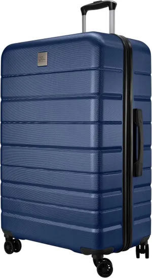 Skyway Epic 2.0 Hardside Lightweight and Durable ABS Shell Luggage, Spacious with Dual Spinning Wheels, Comfort Grip, Men and Women, 28-inch Large Check-In, Royal Blue