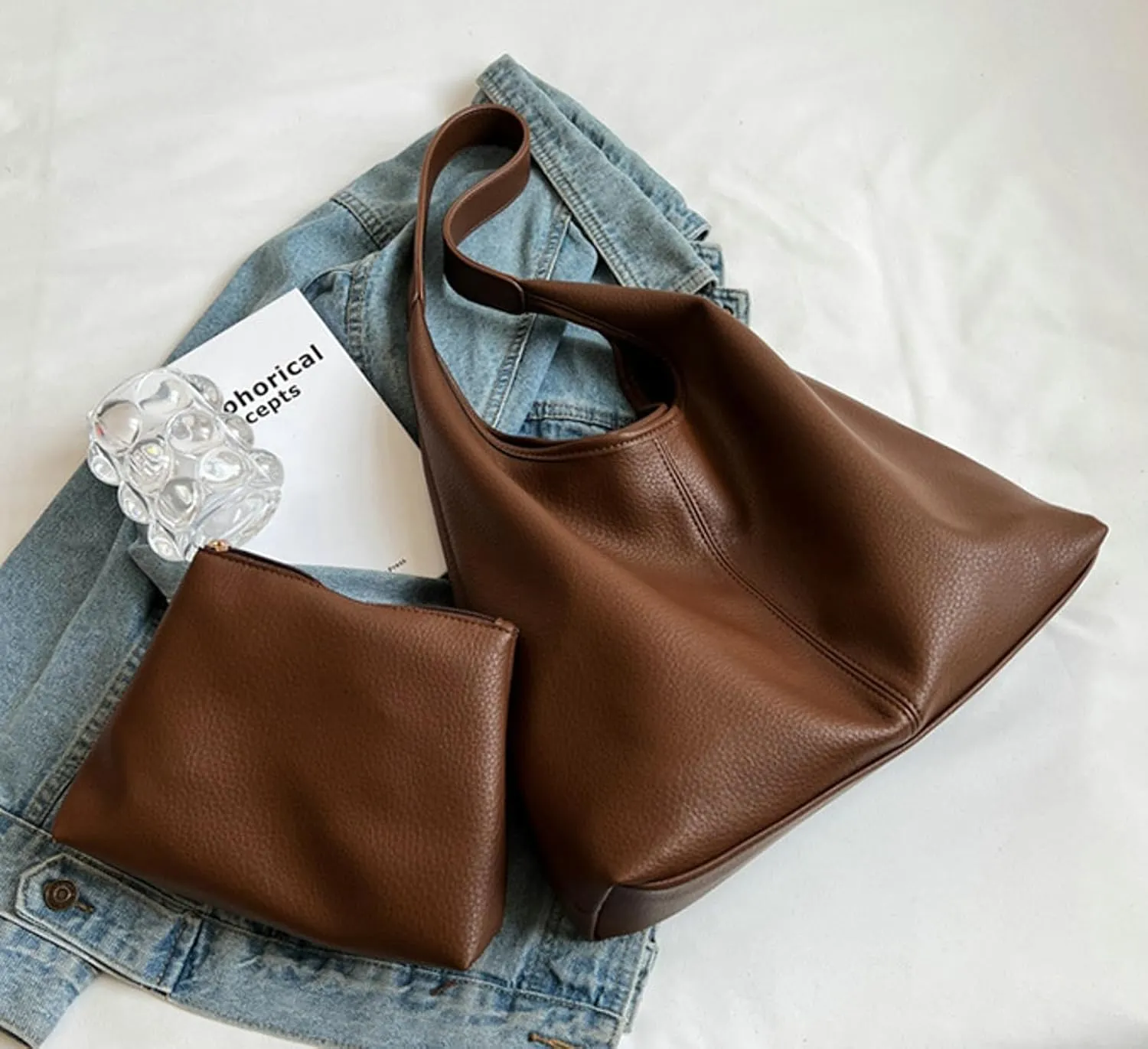 Slouchy Suede Woven Hobo Bags Women Trendy Suede Purse Crossbody Crescent Shoulder Satchel Bag Top Handle Tote Handbag