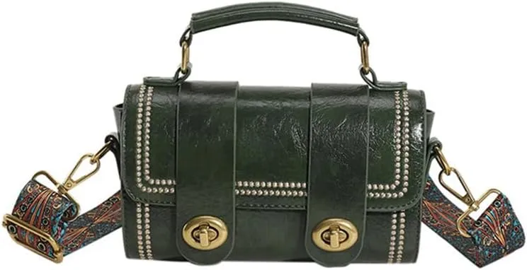 Small Crossbody Bags for Women Vintage Hobo Shoulder Handbag with Guitar Strap Crossbody Mobile Phone Purse