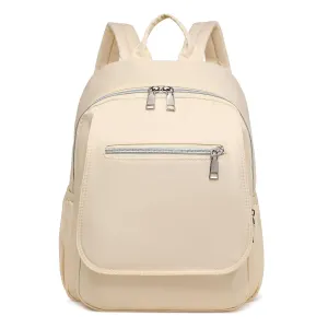 Small Diaper Bag Backpack, Mini Diaper Bag Purse with 10 Pockets, Travel Baby Bag for Baby Girls, Insulated Pockets, Stroller Straps, Beige