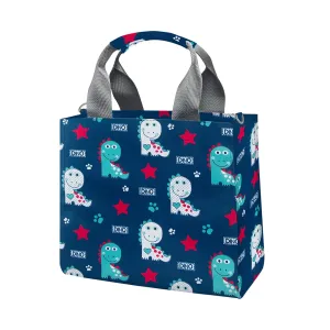Small Diaper Bags Waterproof Travel Tote Mini Diaper Bag Multi-Function Baby Bags Crossbody Purse(Cute Dinosaur)
