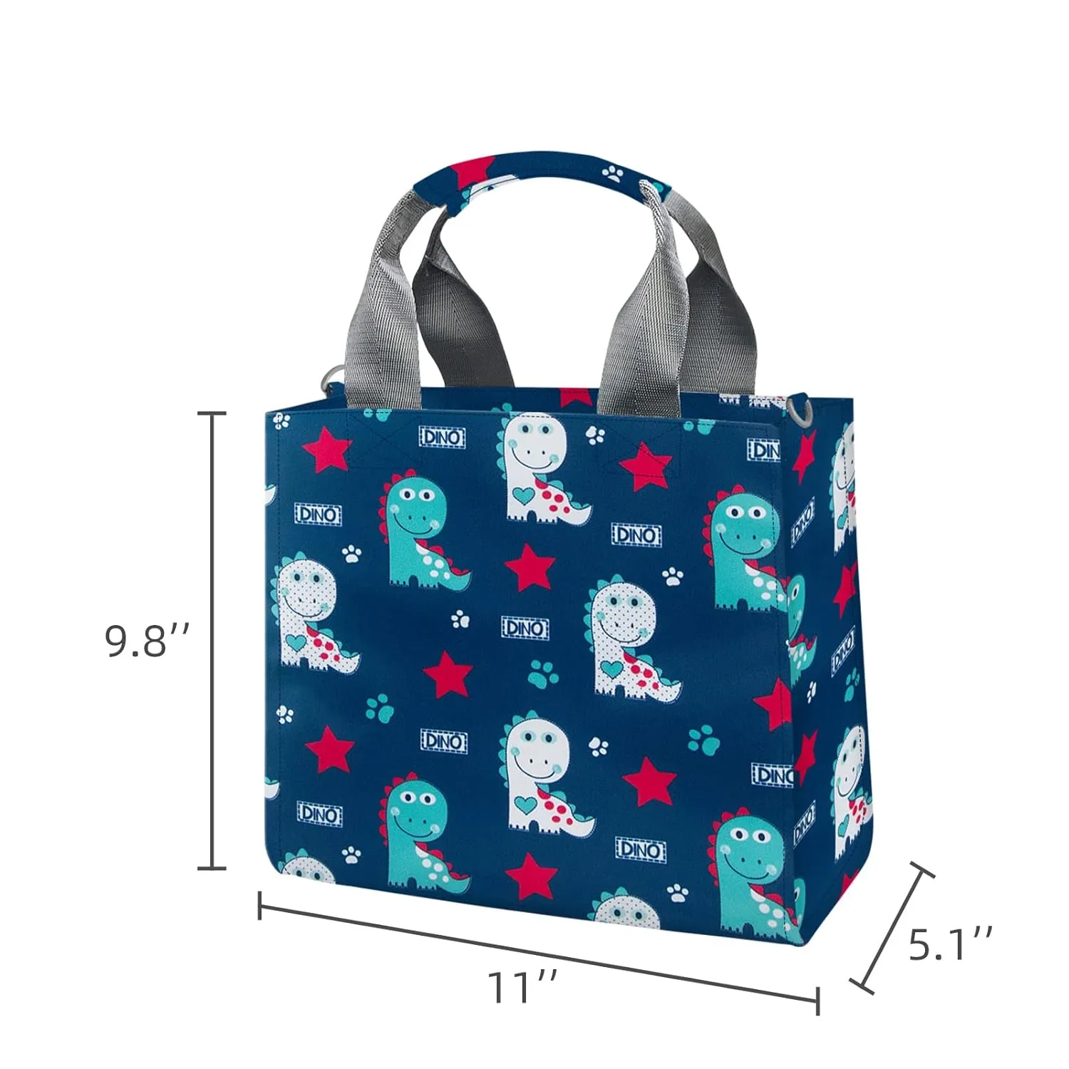 Small Diaper Bags Waterproof Travel Tote Mini Diaper Bag Multi-Function Baby Bags Crossbody Purse(Cute Dinosaur)