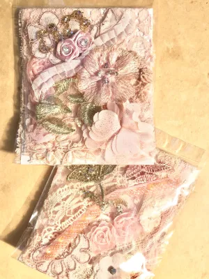 small Embellishment packs . Pink