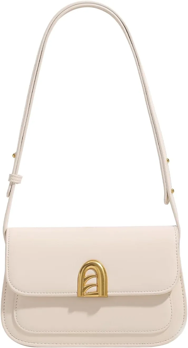 Small Shoulder Bag for Women, Adjustable Strap Leather Crossbody Purses - Clutch Tote Handbag Cute Hobo Bags Trendy Purse