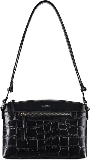 Small Shoulder Bags,RAVU Hobo Crossbody Purses for Women Crocodile Leather Clutch w Adjustable Strap