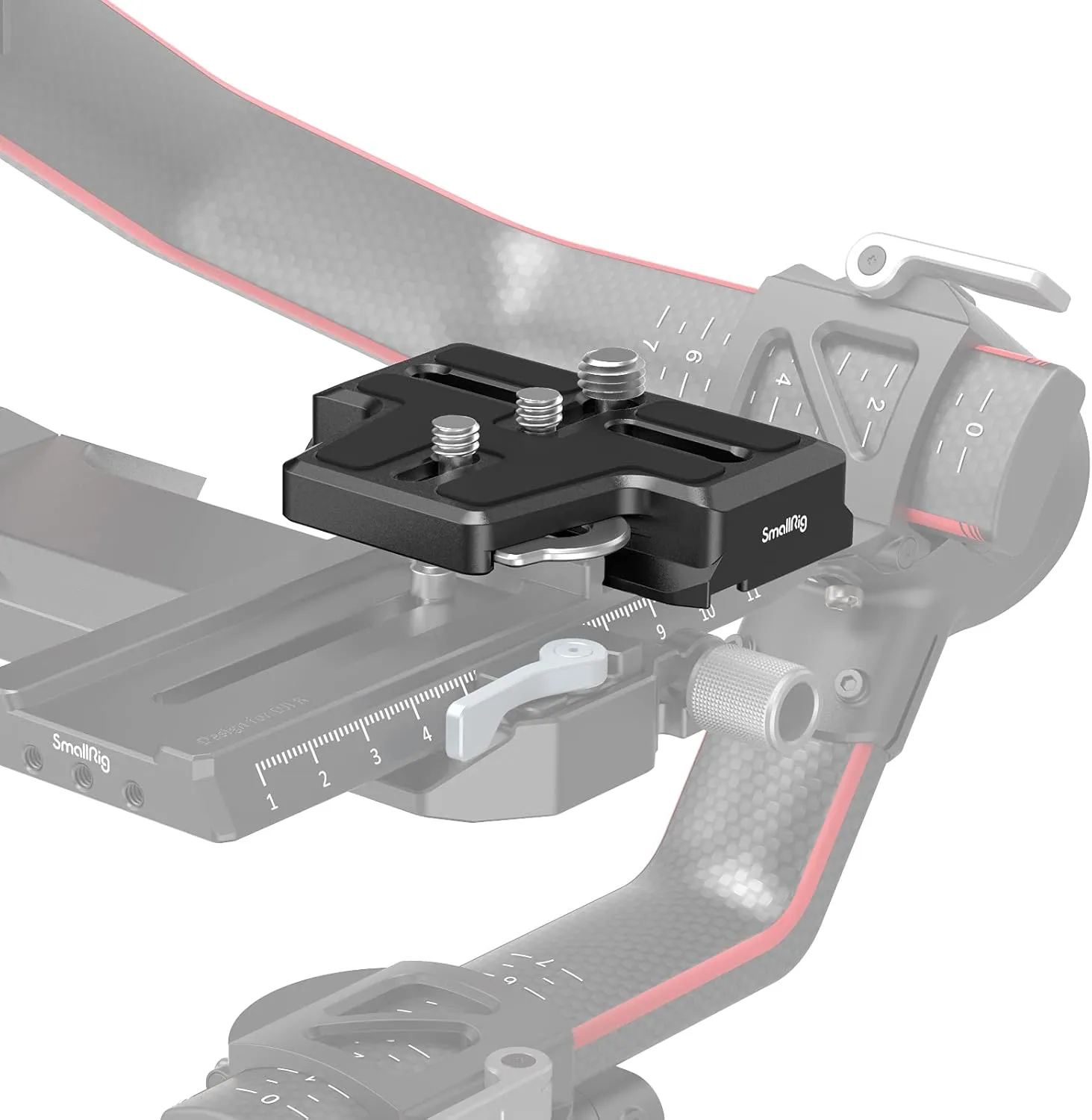 SMALLRIG Extended Quick Release Plate for Arca-Type Standard Compatible with DJI RS 2 / RSC 2 / RS 3 / RS 3 Pro/RS 4/ RS 4 Pro Gimbal - 3162
