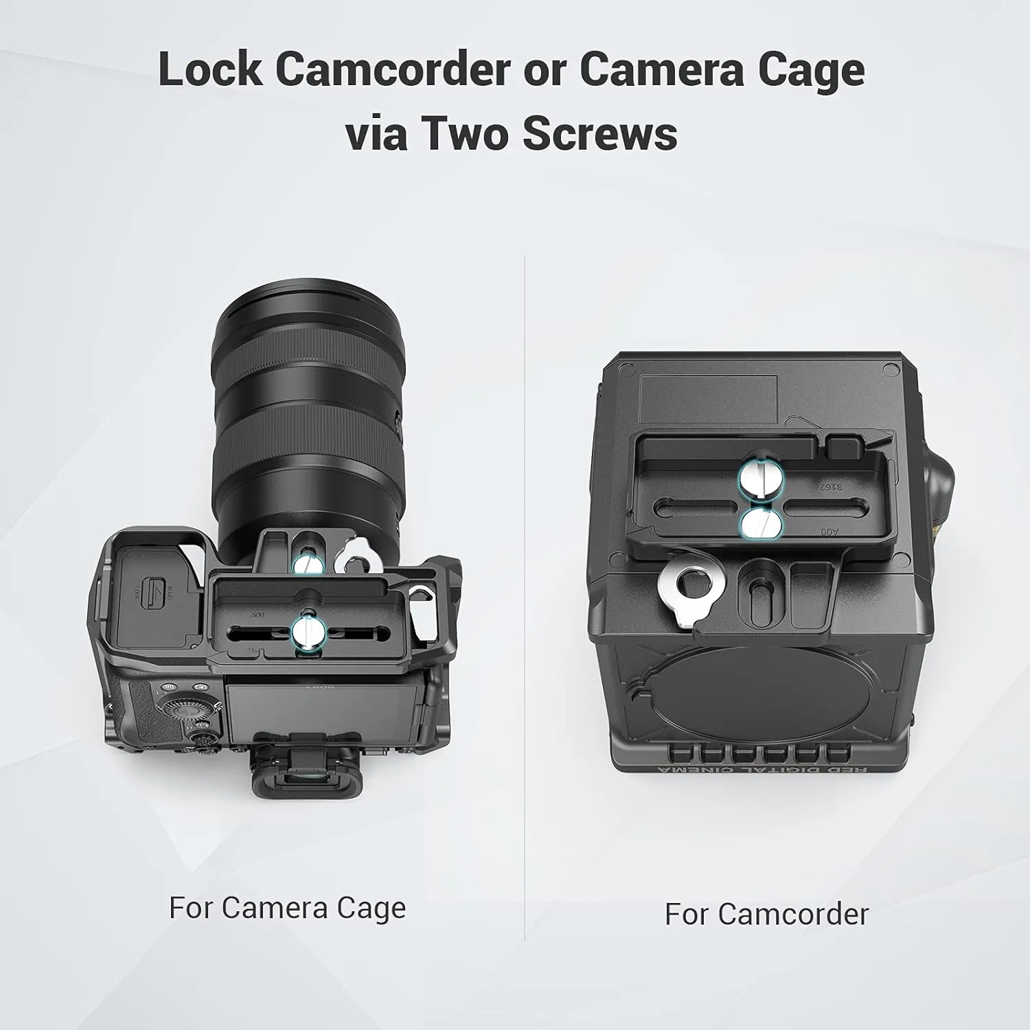 SMALLRIG Extended Quick Release Plate for Arca-Type Standard Compatible with DJI RS 2 / RSC 2 / RS 3 / RS 3 Pro/RS 4/ RS 4 Pro Gimbal - 3162