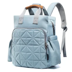 SoHo Kenneth Diaper Backpack 6Pc Set Tote Bag, Aqua