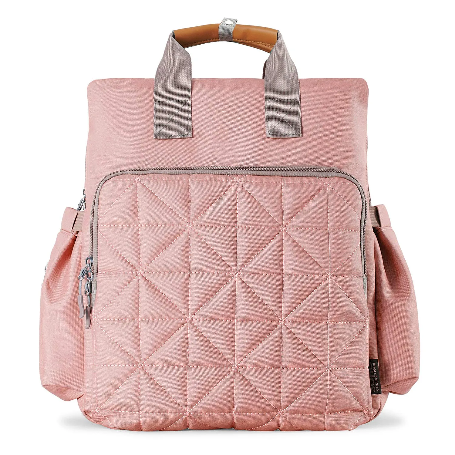 SoHo Kenneth Diaper Backpack 6Pc Set Tote Bag, Pink
