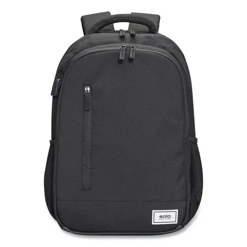 Solo Re:Define Laptop Backpack, 15.6", 12.25 x 5.75 x 18.75, Black