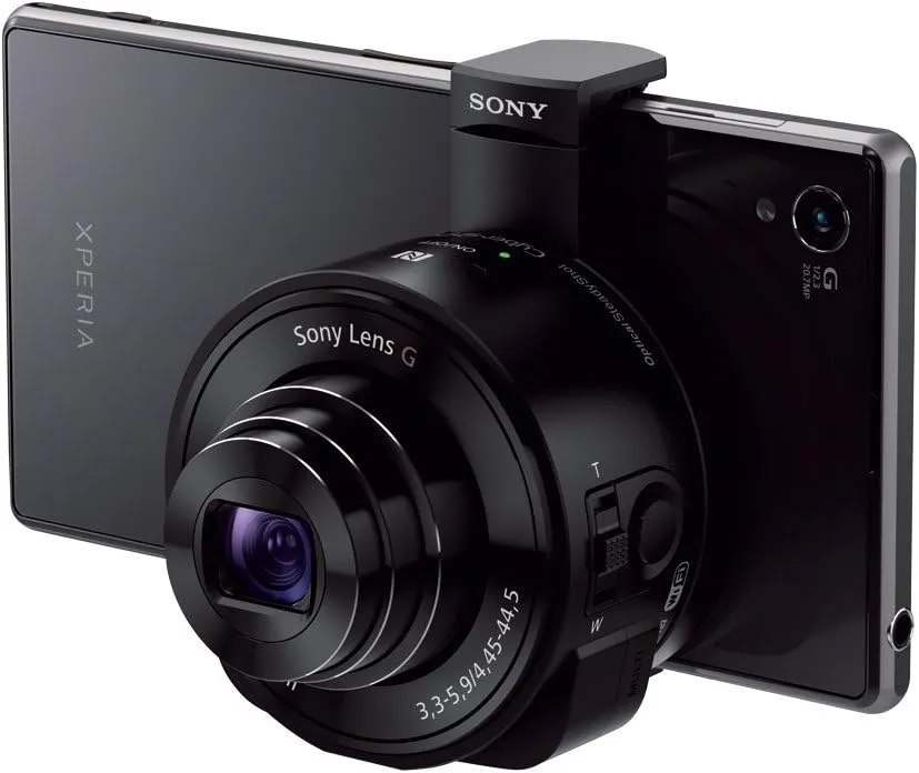 Sony DSC-QX10/B Smartphone Attachable 4.45-44.5mm Lens-Style Camera
