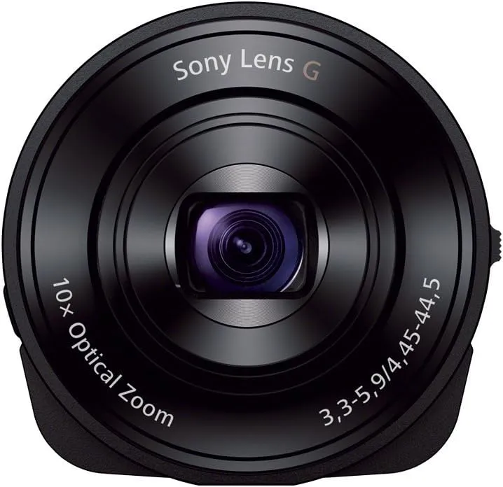 Sony DSC-QX10/B Smartphone Attachable 4.45-44.5mm Lens-Style Camera