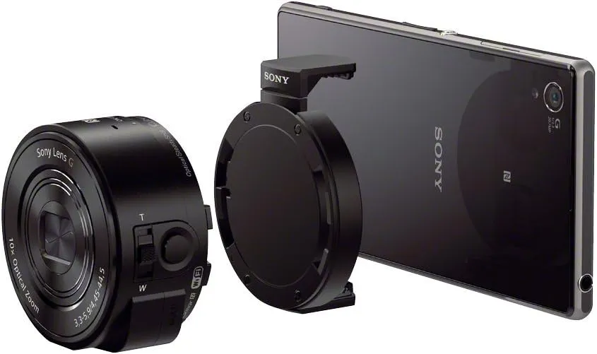 Sony DSC-QX10/B Smartphone Attachable 4.45-44.5mm Lens-Style Camera