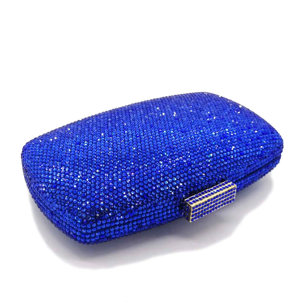 Sparkling Large Evening Pure Color Purse