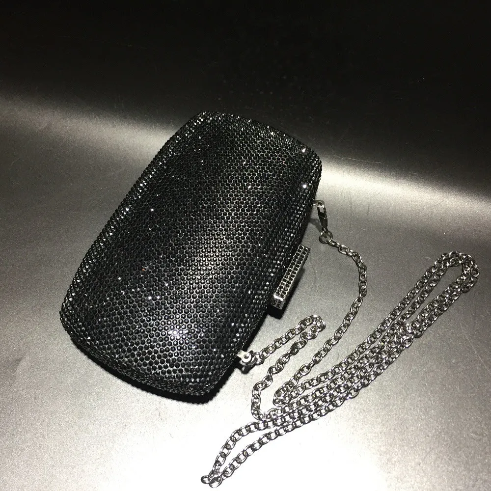 Sparkling Large Evening Pure Color Purse