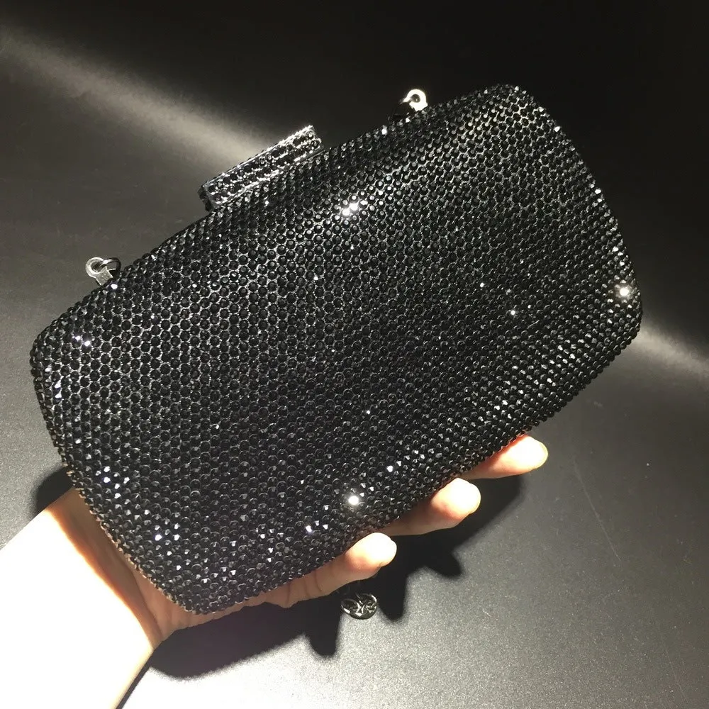 Sparkling Large Evening Pure Color Purse