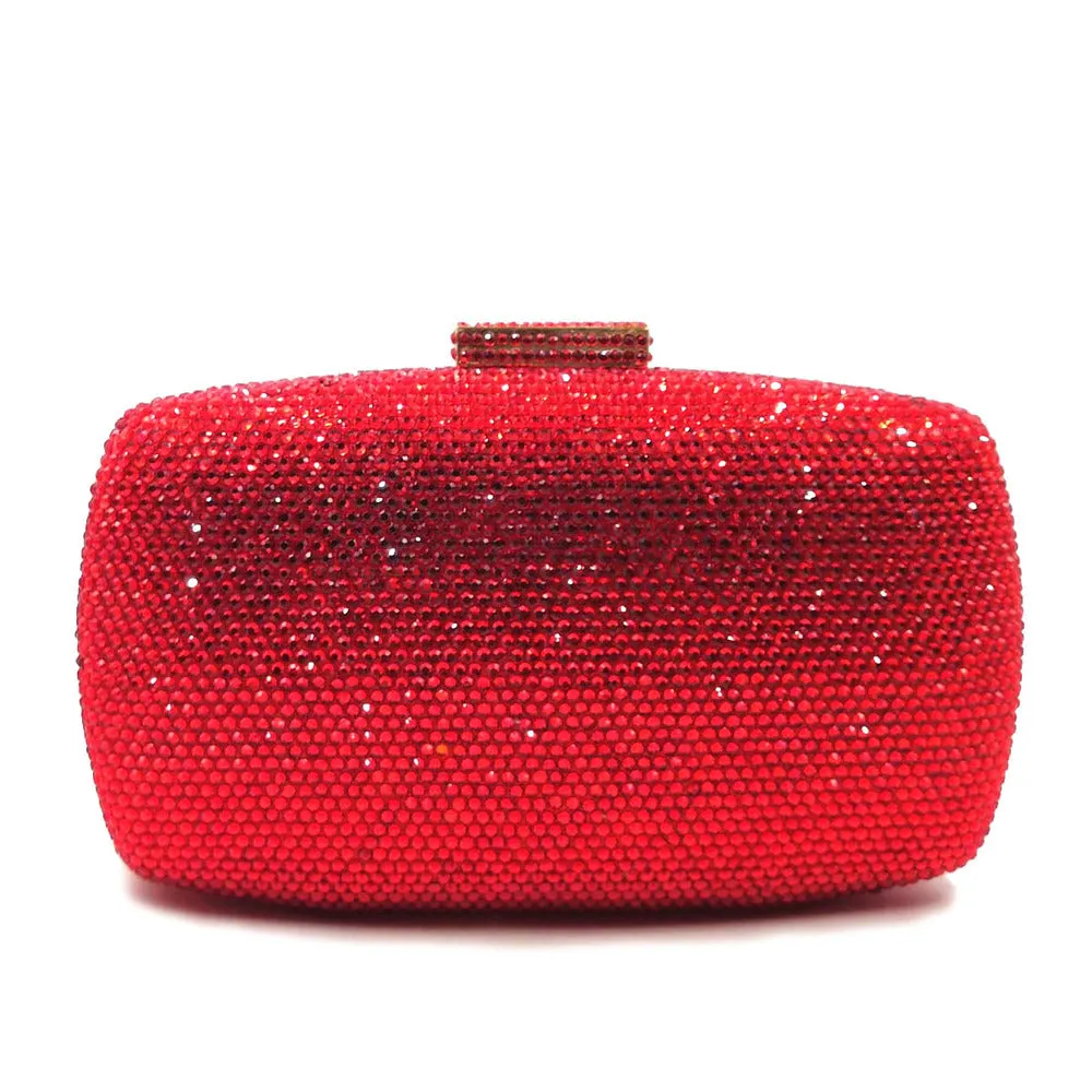 Sparkling Large Evening Pure Color Purse
