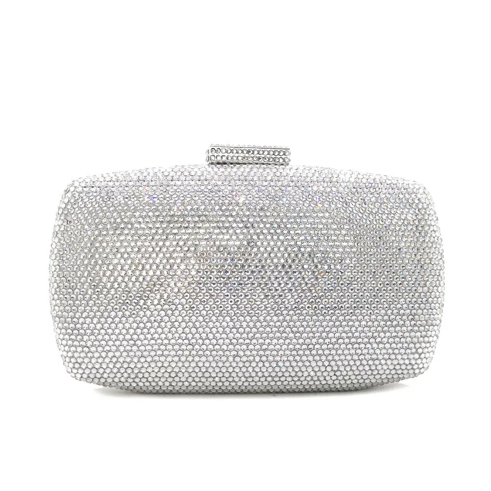 Sparkling Large Evening Pure Color Purse