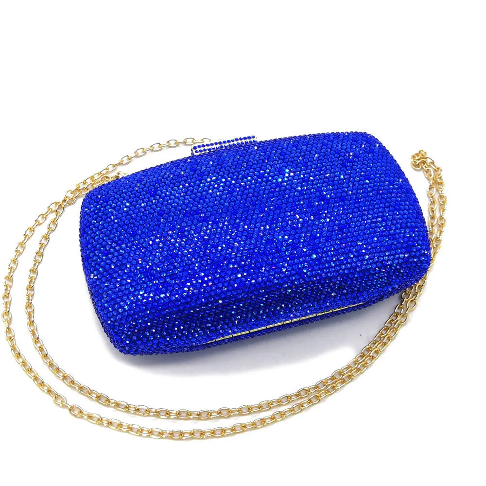 Sparkling Large Evening Pure Color Purse