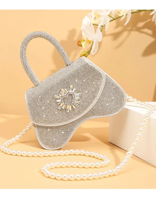 Sparkly Mini Crossbody Clutch Bag