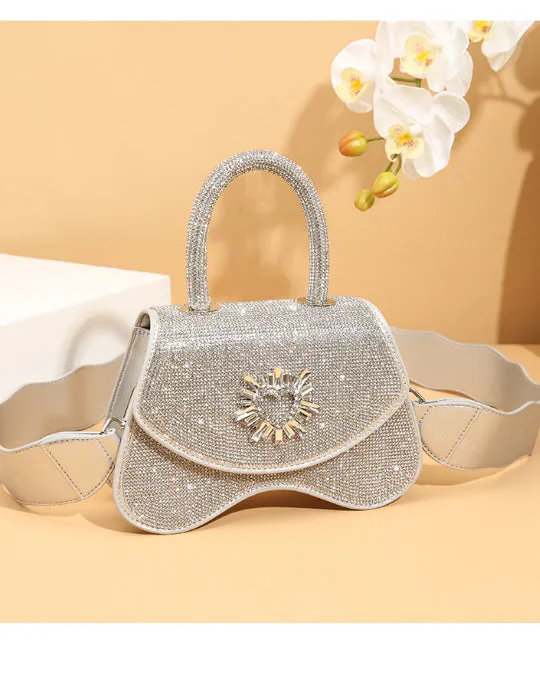Sparkly Mini Crossbody Clutch Bag