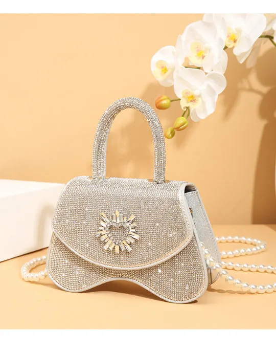 Sparkly Mini Crossbody Clutch Bag