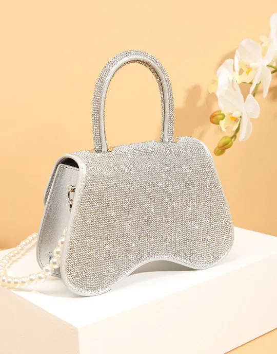 Sparkly Mini Crossbody Clutch Bag