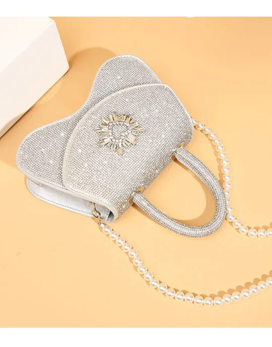 Sparkly Mini Crossbody Clutch Bag