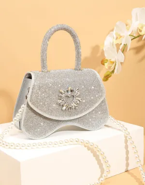 Sparkly Mini Crossbody Clutch Bag