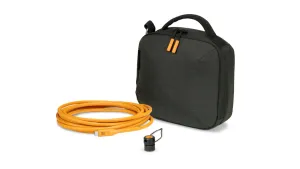Starter Tethering Kit w/USB-C to USB-C 15' (4.6m) Straight to Straight, High-Visibility Orange, TetherGuard, TechManager Bag by Tether Tools