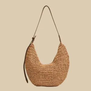 Straw Hobo Bag