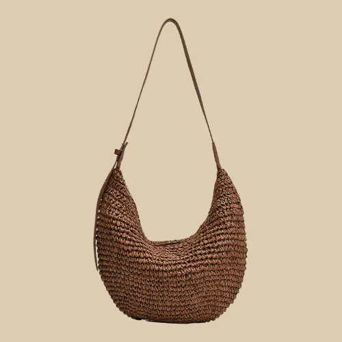 Straw Hobo Bag