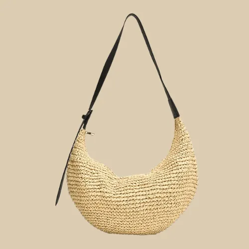 Straw Hobo Bag