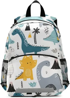 SUABO Horse Flowers Kids Backpack, Pony Toddlers Bag for Boys Girls, Kindergarten Preschool Bag