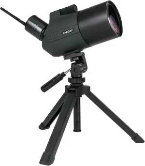 SVBONY SV41Pro Spotting Scope, Mak Telescope with FMC Coating &1.25" Detachable Eyepiece,28-84x80mm Scope with SC001 WiFi Camera & Tabletop Tripod for Digiscoping, Visual Observation, Photography