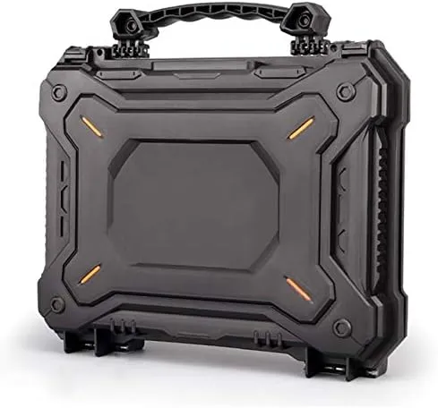 Tactical Gun Pistol Camera Protective Case Safety Case with Foam Padded Safety Lock Dustproof Waterproof Hard Shell Pistol Box