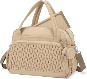 Telena Tote Diaper Bags, Travel Crossbody Large Capacity Hospital Bag for Women Labor Delivery with Pacifier Case