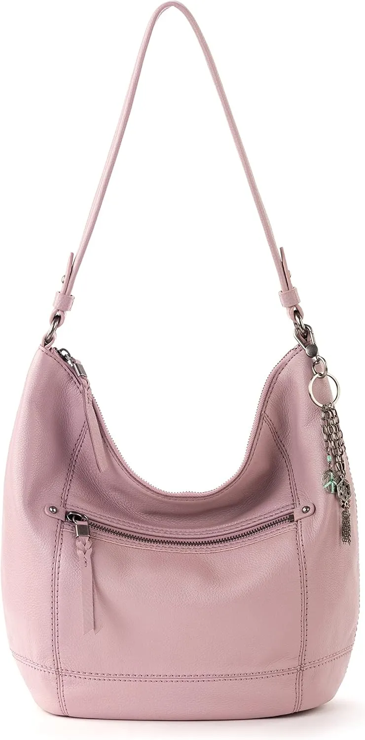 The Sak Sequoia Hobo Bag - Premium Large Leather Women's Handbag for Everyday & Travel - Durable Purse With Zipper Pocket