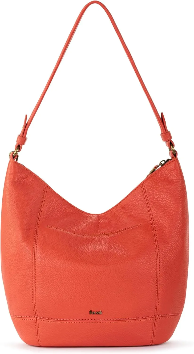 The Sak Sequoia Hobo Bag - Premium Large Leather Women's Handbag for Everyday & Travel - Durable Purse With Zipper Pocket