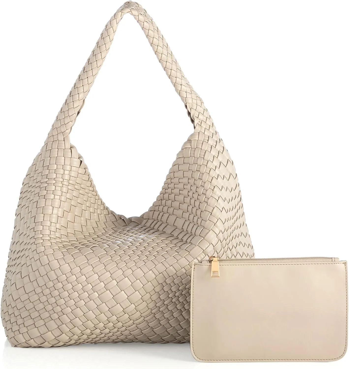 THINGS REMEMBERED Woven Leather Hobo Bag