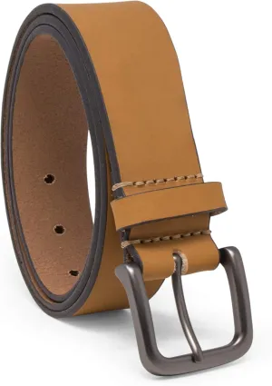 Timberland Men's 35mm Classic Buckle Leather Belt for Jeans