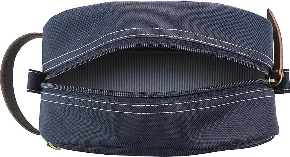 Timberland Men's Canvas Zipper Classic Travel Kit Grey