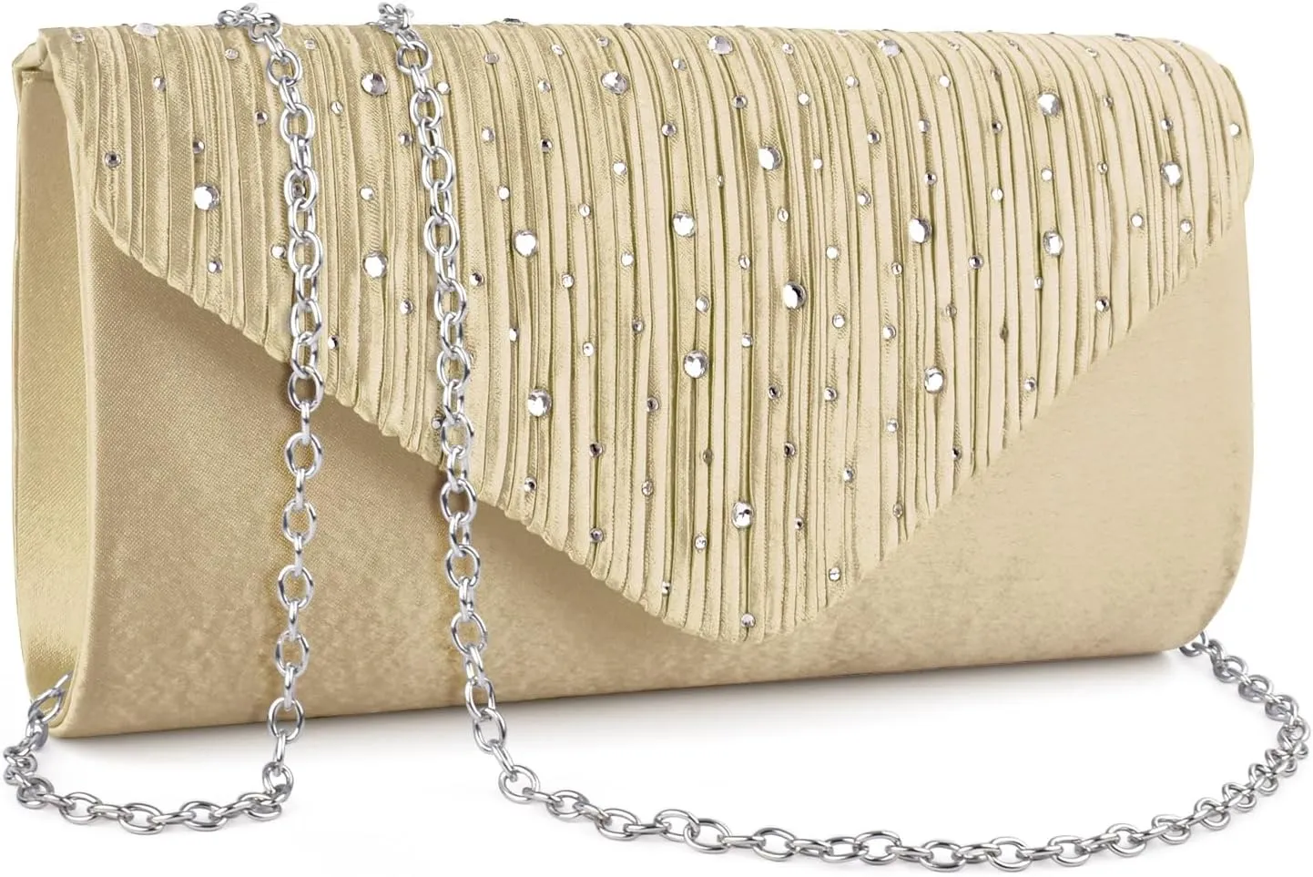 TINDTOP Evening Clutch Purses for Women Handbags for Formal Wedding Party Cocktail Prom Crossbody Shoulder Envelope Bag