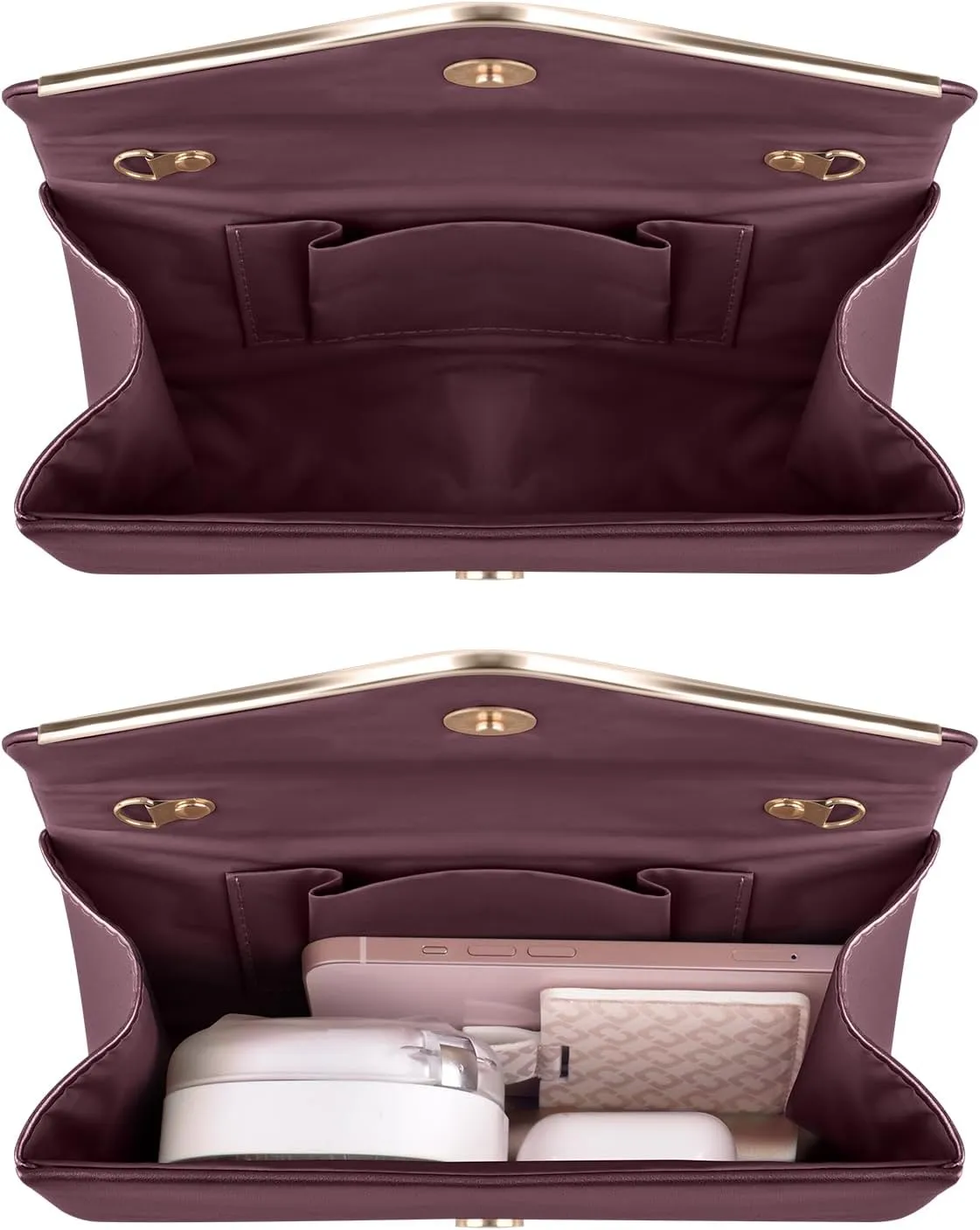 TINDTOP Evening Clutch Purses for Women Handbags for Formal Wedding Party Cocktail Prom Crossbody Shoulder Envelope Bag
