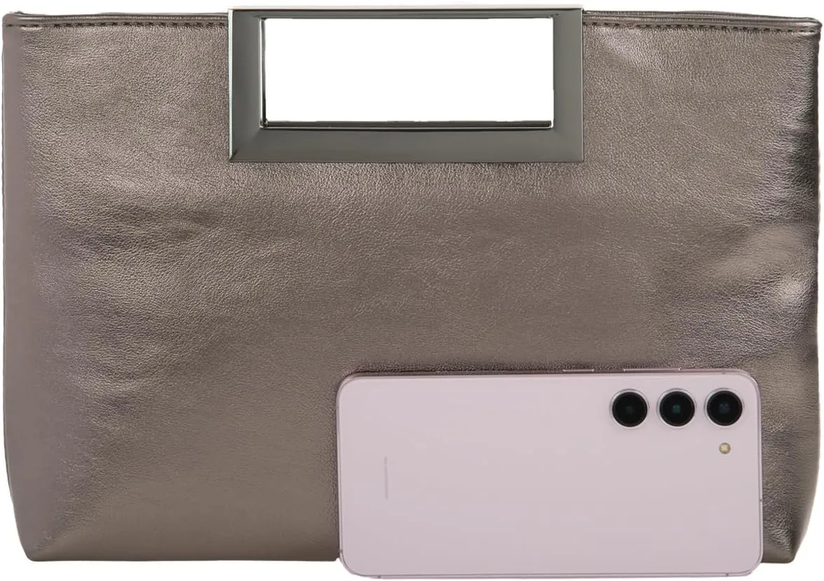Top Handle Clutch Purses for Women Evening/Formal, Fashion PU Leather Purse for Prom, Cocktail, and Wedding,