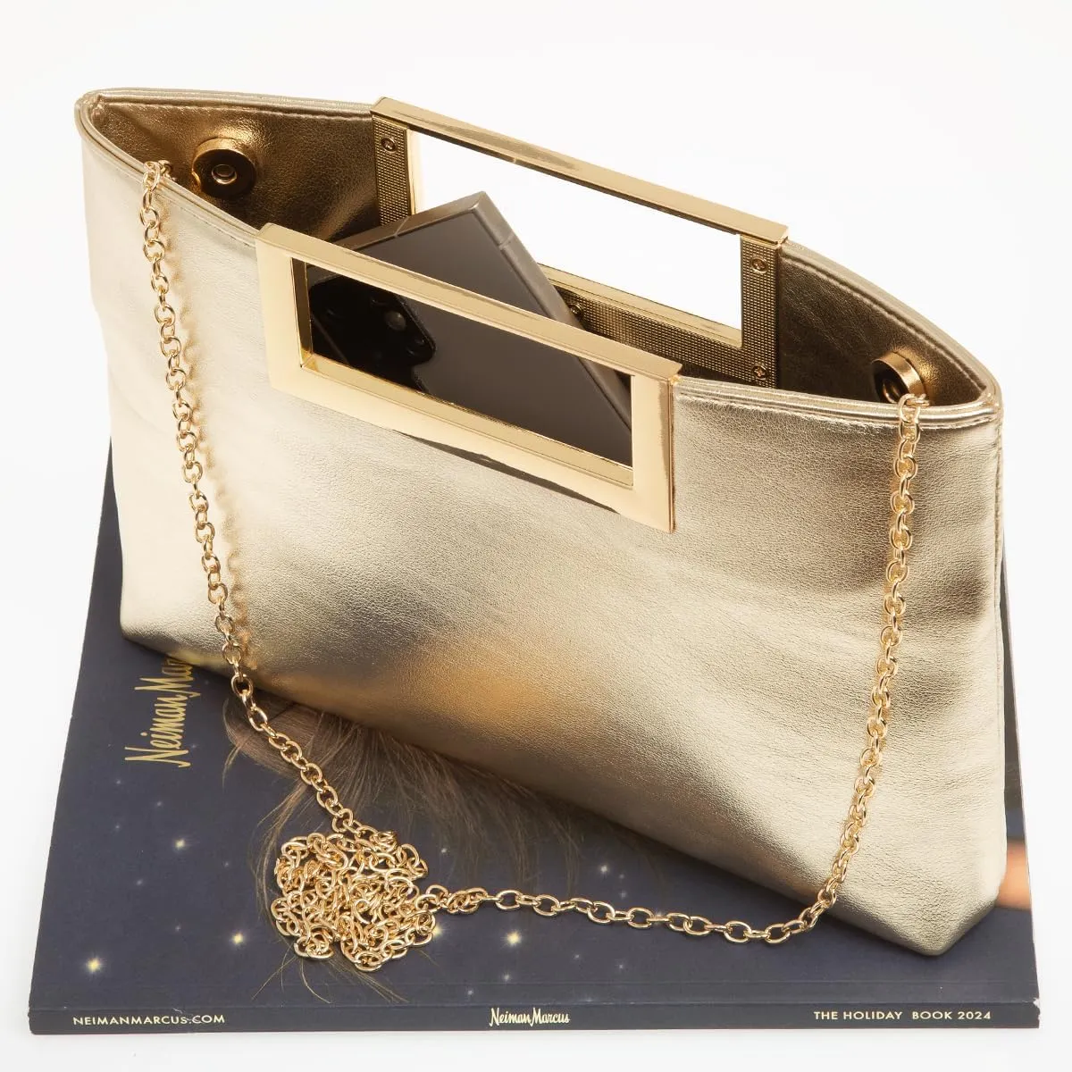 Top Handle Clutch Purses for Women Evening/Formal, Fashion PU Leather Purse for Prom, Cocktail, and Wedding,