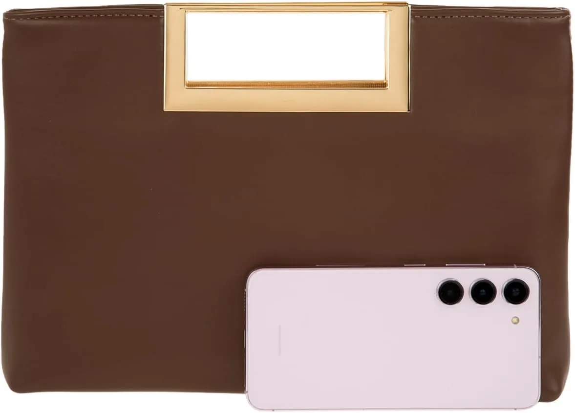 Top Handle Clutch Purses for Women Evening/Formal, Fashion PU Leather Purse for Prom, Cocktail, and Wedding,