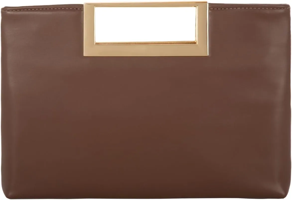 Top Handle Clutch Purses for Women Evening/Formal, Fashion PU Leather Purse for Prom, Cocktail, and Wedding,