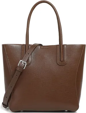 Top Handle Handbags Shoulder Bags for Women Genuine Leather Purses with Adjustable Strap