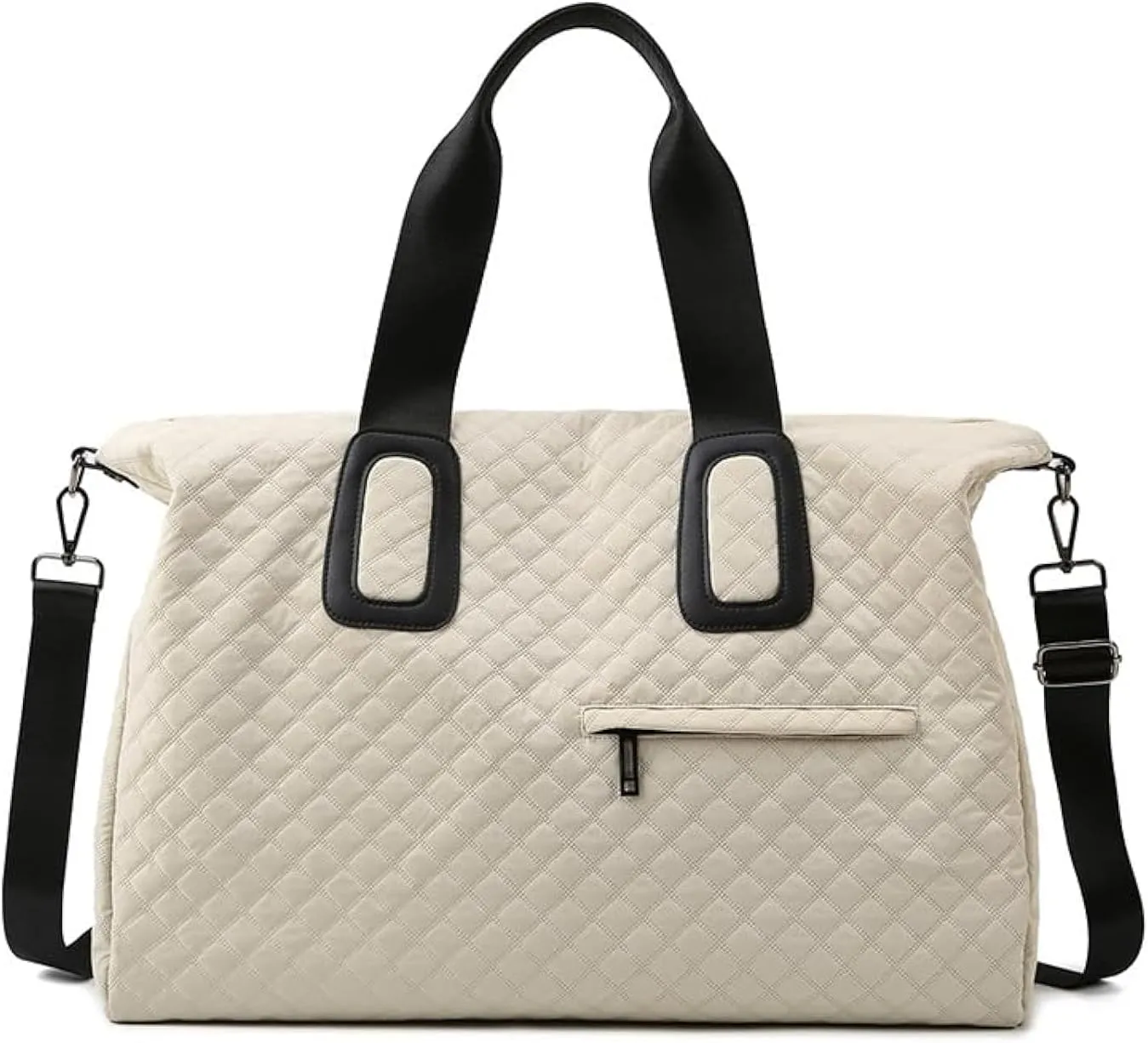 Tote Bag for Women, Large Tote bag with Zipper, Quilted Work Bag Hobo Bag Top Handle Handbag for Travel Work
